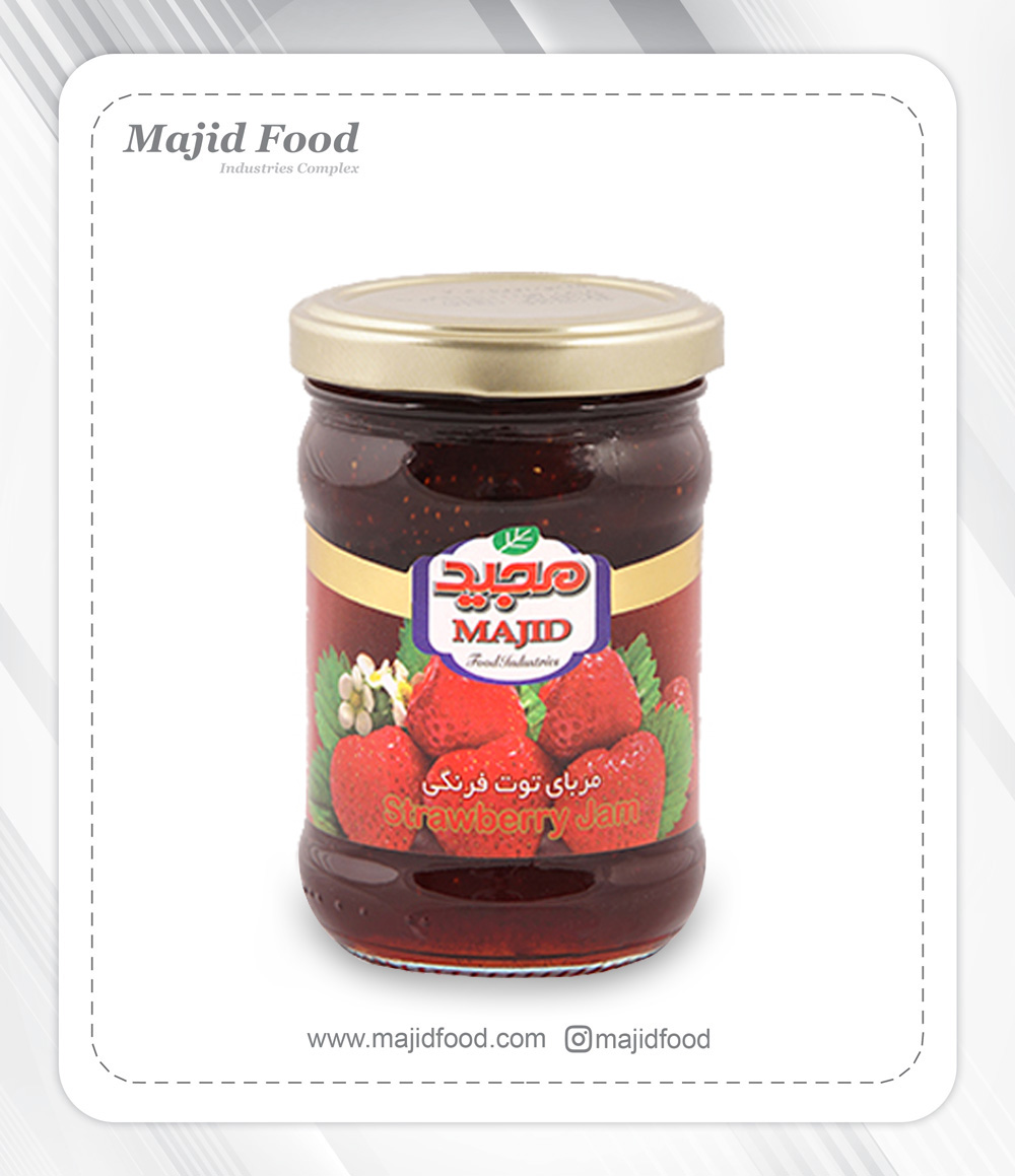 مربای توت فرنگی ۳۰۰ گرمی