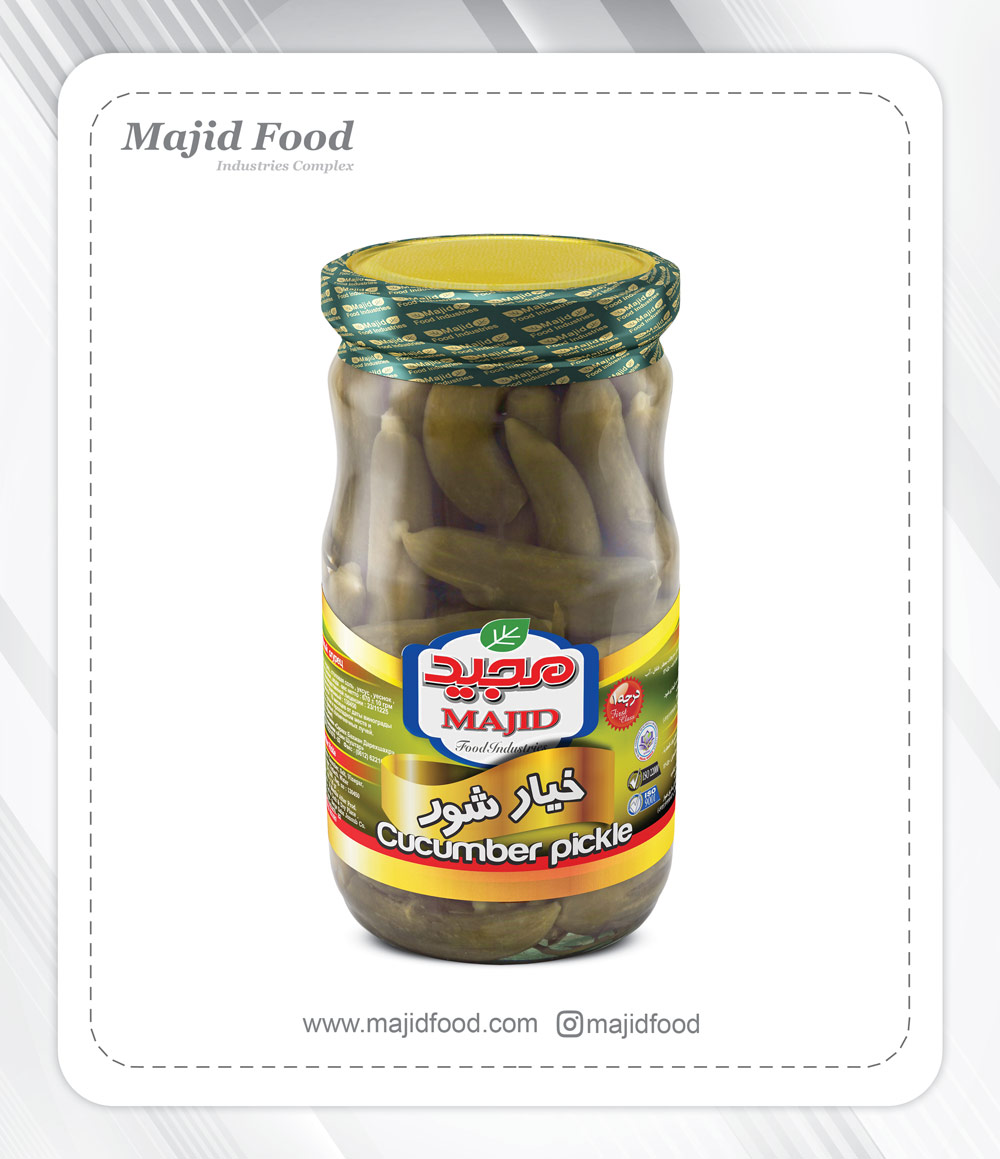 خیار شور درجه یک 670 گرمی