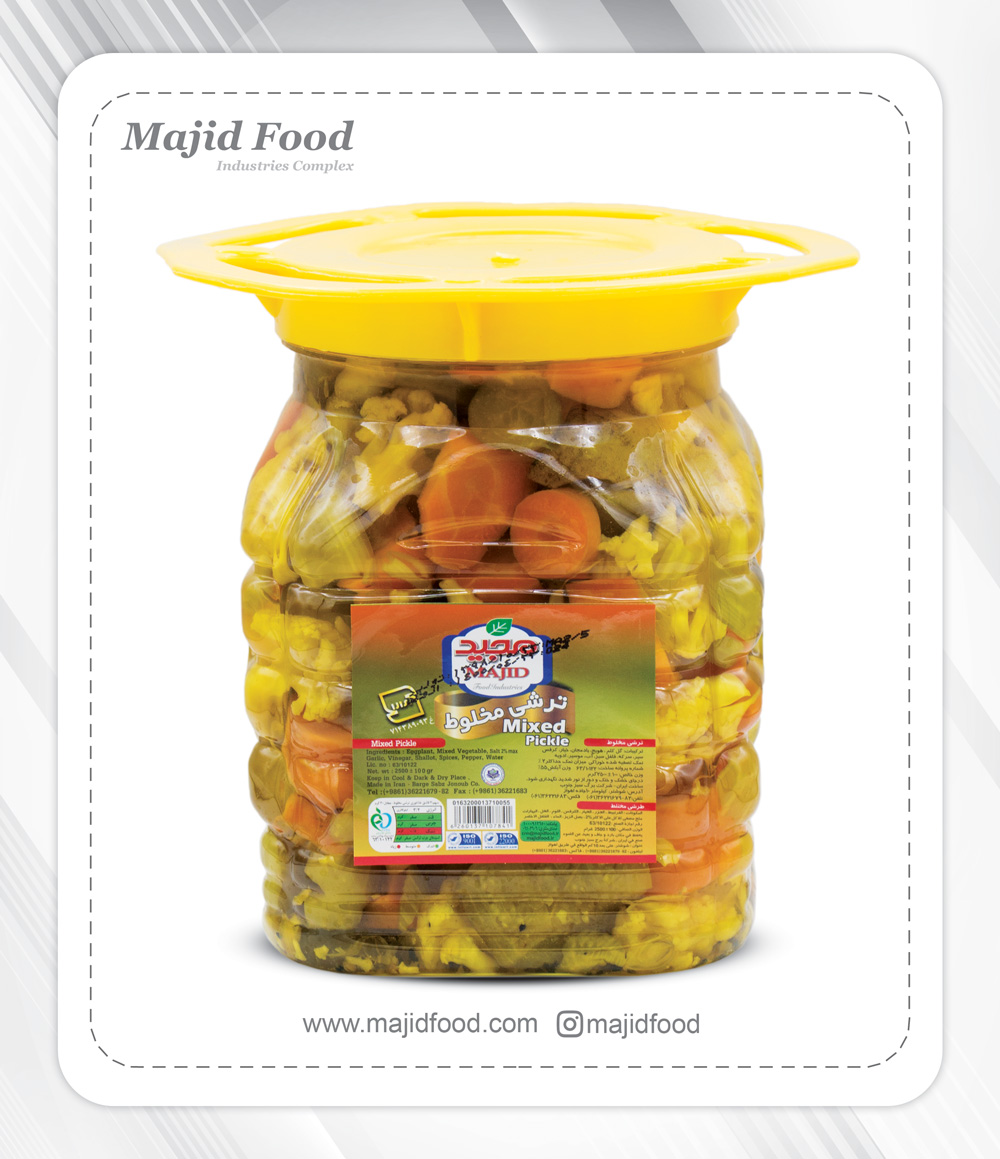ترشی مخلوط 2500 گرمی