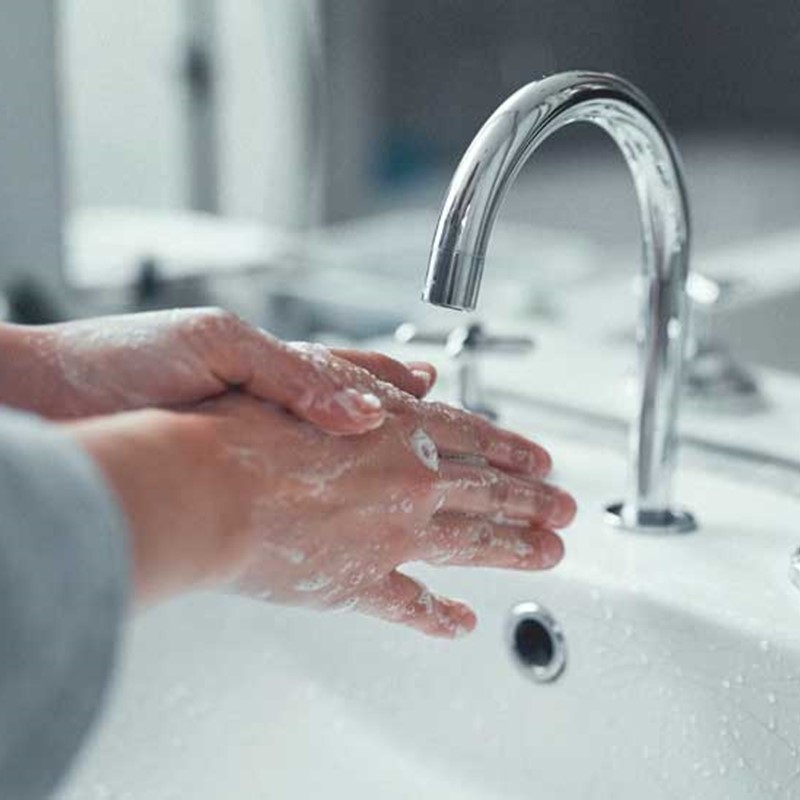 راه صحیح شستن دست ها